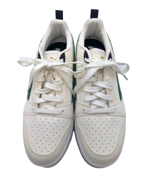 PUMA（プーマ）PUMA (プーマ) REBOUND V6 LOW（リバウンドV6ロウ） ホワイト×グリーン サイズ:SIZE 26cmの古着・服飾アイテム
