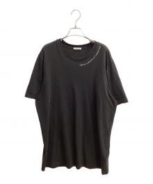 MONCLER（モンクレール）の古着「ロゴカットソー」｜ブラック