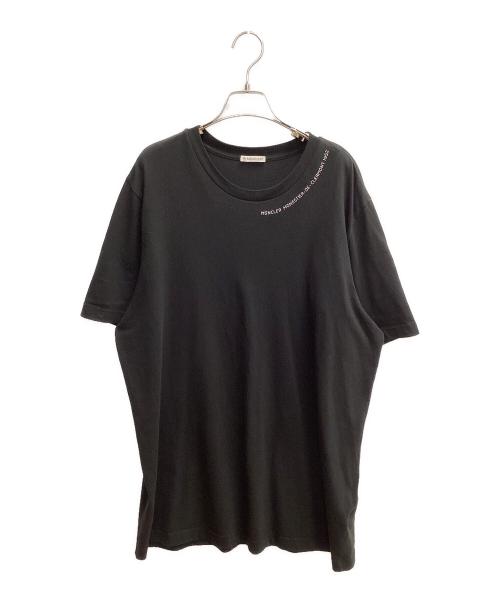 MONCLER（モンクレール）MONCLER (モンクレール) ロゴカットソー ブラック サイズ:SIZE Lの古着・服飾アイテム