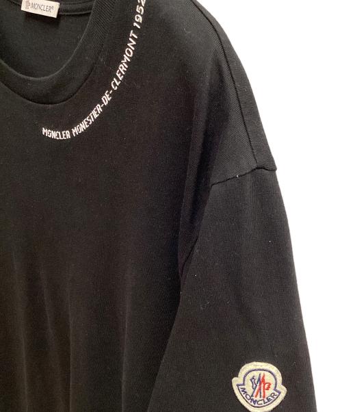 MONCLER（モンクレール）MONCLER (モンクレール) ロゴカットソー ブラック サイズ:SIZE Lの古着・服飾アイテム