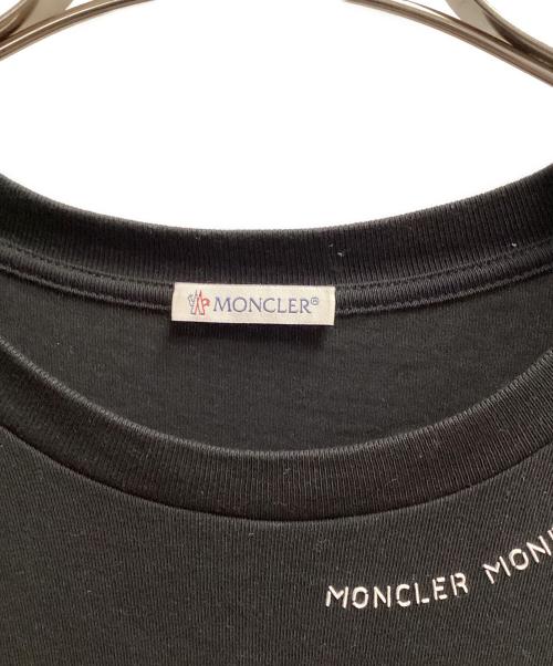 MONCLER（モンクレール）MONCLER (モンクレール) ロゴカットソー ブラック サイズ:SIZE Lの古着・服飾アイテム