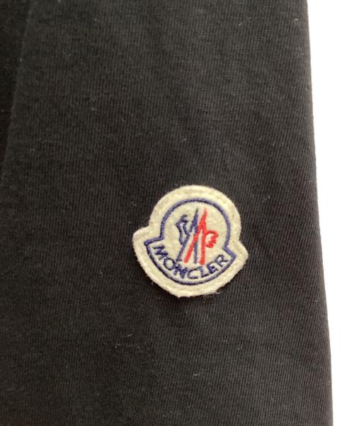 MONCLER（モンクレール）MONCLER (モンクレール) ロゴカットソー ブラック サイズ:SIZE Lの古着・服飾アイテム