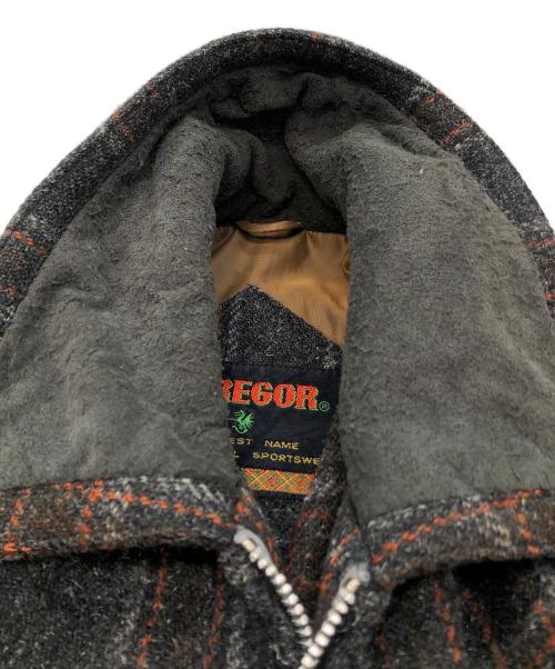 McGREGOR（マクレガー）McGREGOR (マクレガー) ドリズラージャケット グレー×レッド サイズ:SIZE Mの古着・服飾アイテム