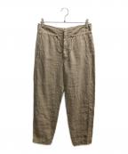 TRANSIT PAR-SUCHトランジット パーサッチ）の古着「リネンパンツ」｜ベージュ
