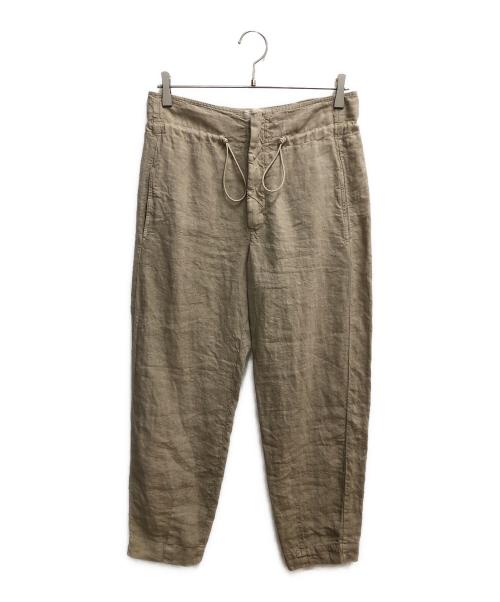 TRANSIT PAR-SUCH（トランジット パーサッチ）TRANSIT PAR-SUCH (トランジット パーサッチ) リネンパンツ ベージュ サイズ:SIZE 1 未使用品の古着・服飾アイテム