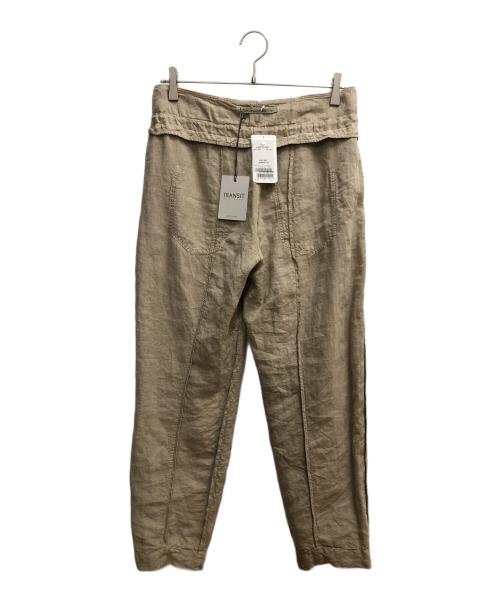 TRANSIT PAR-SUCH（トランジット パーサッチ）TRANSIT PAR-SUCH (トランジット パーサッチ) リネンパンツ ベージュ サイズ:SIZE 1 未使用品の古着・服飾アイテム