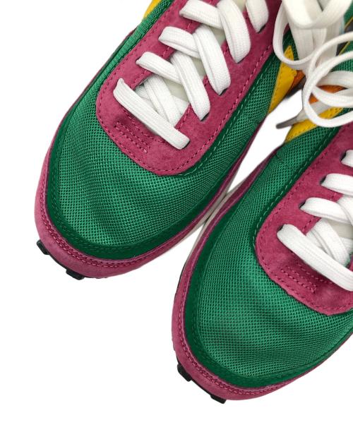 NIKE（ナイキ）NIKE (ナイキ) sacai (サカイ) LD Waffle（LD ワッフル） グリーン×ピンク サイズ:SIZE 26.5cmの古着・服飾アイテム