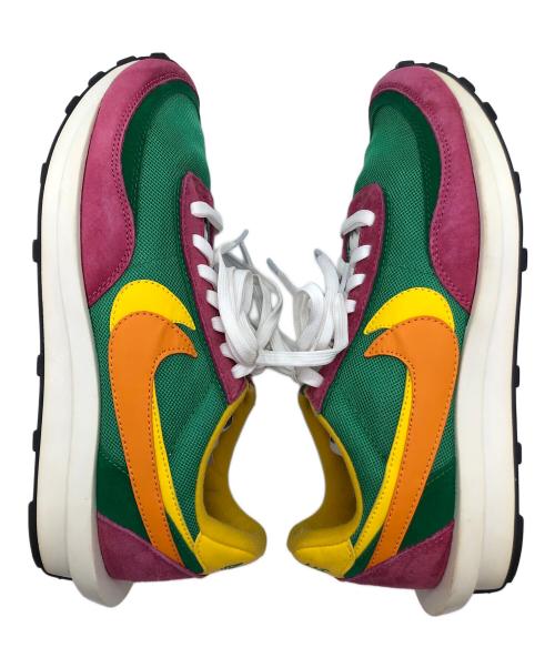 NIKE（ナイキ）NIKE (ナイキ) sacai (サカイ) LD Waffle（LD ワッフル） グリーン×ピンク サイズ:SIZE 26.5cmの古着・服飾アイテム