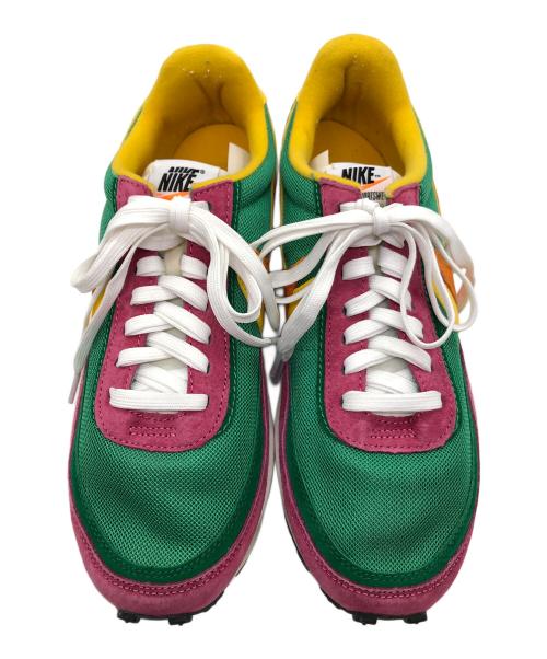 NIKE（ナイキ）NIKE (ナイキ) sacai (サカイ) LD Waffle（LD ワッフル） グリーン×ピンク サイズ:SIZE 26.5cmの古着・服飾アイテム