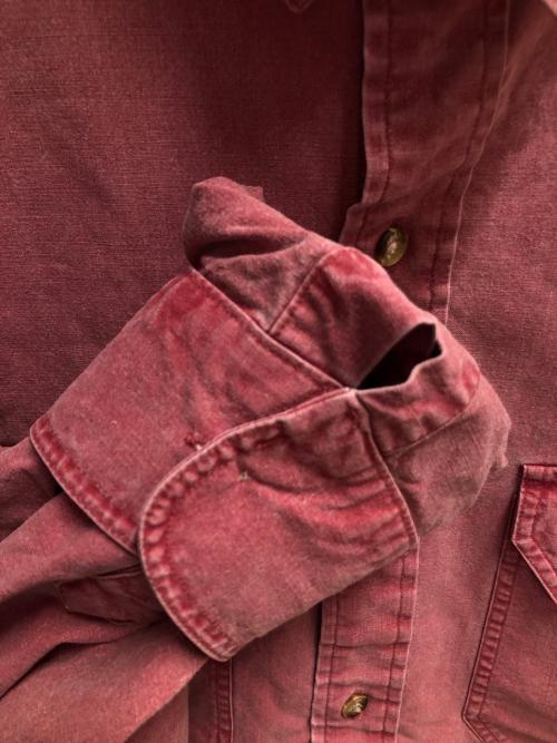 BANANA REPUBLIC（バナナリパブリック）BANANA REPUBLIC (バナナリパブリック) ミリタリーシャツ レッド サイズ:SIZE XLの古着・服飾アイテム