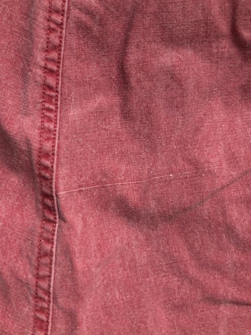 BANANA REPUBLIC（バナナリパブリック）BANANA REPUBLIC (バナナリパブリック) ミリタリーシャツ レッド サイズ:SIZE XLの古着・服飾アイテム