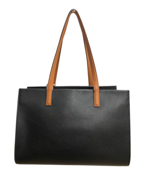 MARC JACOBS（マークジェイコブズ）MARC JACOBS (マークジェイコブス) トートバッグ ブラック×ベージュの古着・服飾アイテム