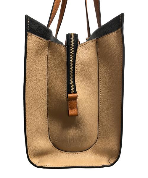 MARC JACOBS（マークジェイコブズ）MARC JACOBS (マークジェイコブス) トートバッグ ブラック×ベージュの古着・服飾アイテム