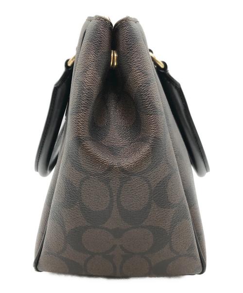 COACH（コーチ）COACH (コーチ) シグネチャー　サリー キャリーオール ブラウンの古着・服飾アイテム