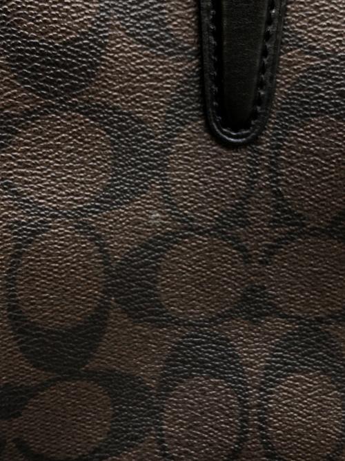 COACH（コーチ）COACH (コーチ) シグネチャー　サリー キャリーオール ブラウンの古着・服飾アイテム