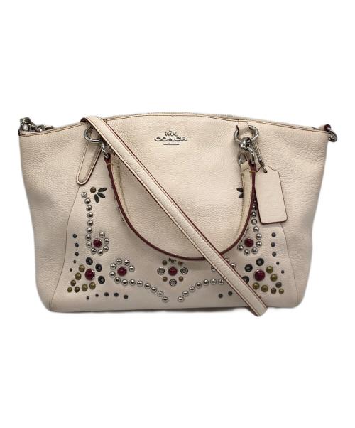 COACH（コーチ）COACH (コーチ) 2WAYバッグ アイボリーの古着・服飾アイテム