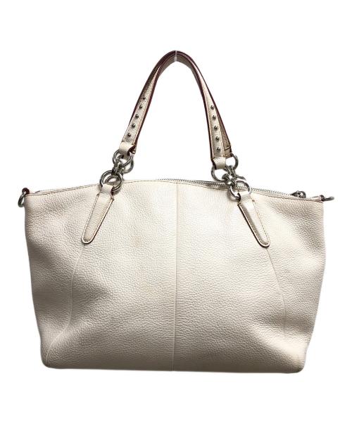 COACH（コーチ）COACH (コーチ) 2WAYバッグ アイボリーの古着・服飾アイテム