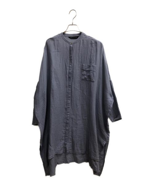 mizuiro-ind（ミズイロインド）mizuiro-ind (ミズイロインド) シャツワンピース ブルー サイズ:（表記なし）の古着・服飾アイテム