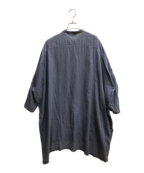 mizuiro-ind（ミズイロインド）mizuiro-ind (ミズイロインド) シャツワンピース ブルー サイズ:（表記なし）の古着・服飾アイテム