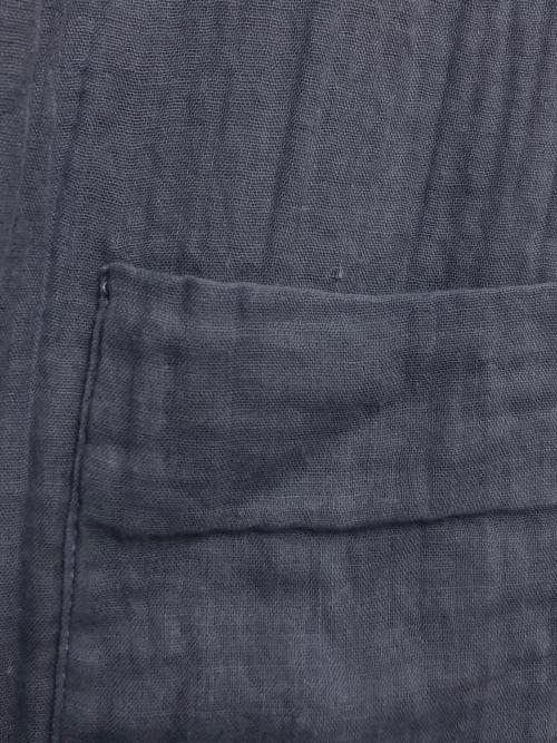 mizuiro-ind（ミズイロインド）mizuiro-ind (ミズイロインド) シャツワンピース ブルー サイズ:（表記なし）の古着・服飾アイテム