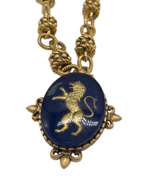 ROBIN STEELE（ロビンスティール）ROBIN STEELE (ロビンスティール) ネックレス ブルー×ゴールドの古着・服飾アイテム