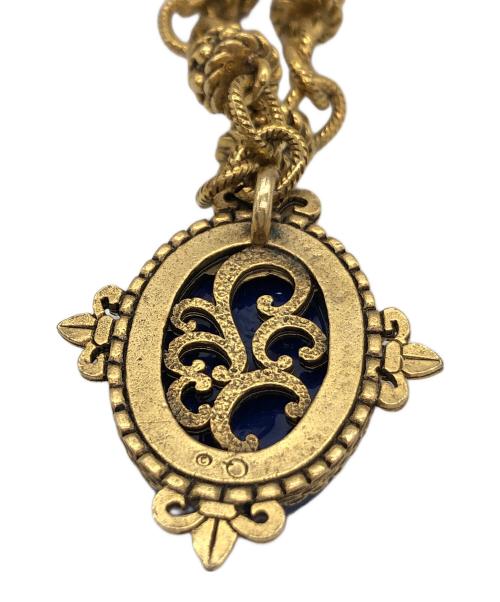 ROBIN STEELE（ロビンスティール）ROBIN STEELE (ロビンスティール) ネックレス ブルー×ゴールドの古着・服飾アイテム