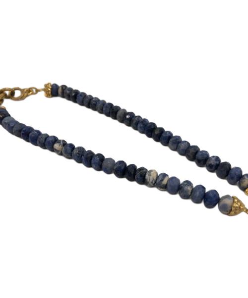 ROBIN STEELE（ロビンスティール）ROBIN STEELE (ロビンスティール) ネックレス ブルー×ゴールドの古着・服飾アイテム