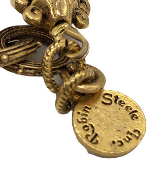 ROBIN STEELE（ロビンスティール）ROBIN STEELE (ロビンスティール) ネックレス ブルー×ゴールドの古着・服飾アイテム