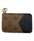 LOUIS VUITTONルイ ヴィトン）の古着「モノグラム ポルト カルト・ロミー」｜ブラウン×ブラック