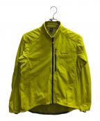 mont-bellモンベル）の古着「ライトシェル サイクルジャケット」｜イエロー×ネイビー