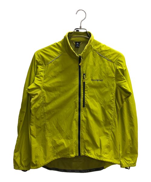 mont-bell（モンベル）mont-bell (モンベル) ライトシェル サイクルジャケット イエロー×ネイビー サイズ:SIZE XL 未使用品の古着・服飾アイテム