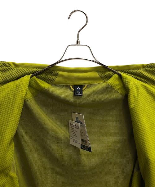 mont-bell（モンベル）mont-bell (モンベル) ライトシェル サイクルジャケット イエロー×ネイビー サイズ:SIZE XL 未使用品の古着・服飾アイテム