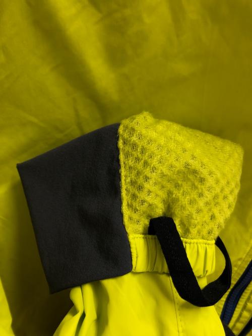 mont-bell（モンベル）mont-bell (モンベル) ライトシェル サイクルジャケット イエロー×ネイビー サイズ:SIZE XL 未使用品の古着・服飾アイテム