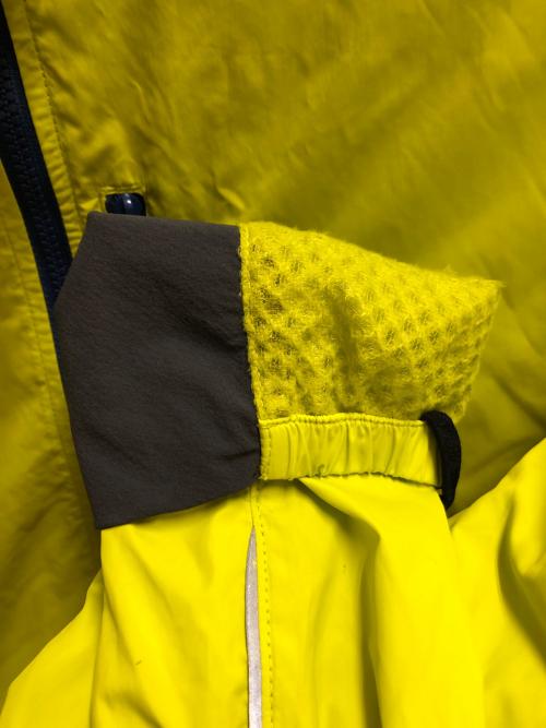 mont-bell（モンベル）mont-bell (モンベル) ライトシェル サイクルジャケット イエロー×ネイビー サイズ:SIZE XL 未使用品の古着・服飾アイテム