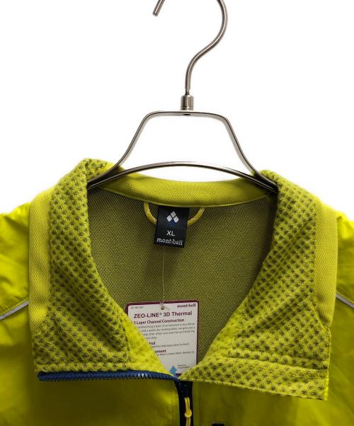 mont-bell（モンベル）mont-bell (モンベル) ライトシェル サイクルジャケット イエロー×ネイビー サイズ:SIZE XL 未使用品の古着・服飾アイテム