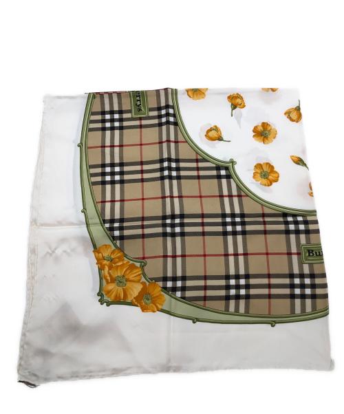 Burberry's（バーバリー）Burberry's (バーバリーズ) シルクスカーフ ブラウンの古着・服飾アイテム