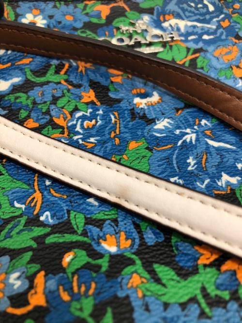 COACH（コーチ）COACH (コーチ) ショルダーバッグ ブルー×グリーンの古着・服飾アイテム