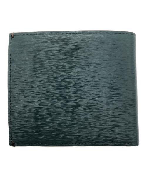 PAUL SMITH（ポールスミス）PAUL SMITH (ポールスミス) カラードエッジ　2つ折り財布 グリーンの古着・服飾アイテム