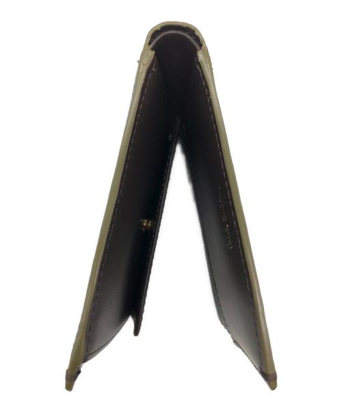 PAUL SMITH（ポールスミス）PAUL SMITH (ポールスミス) カラードエッジ　2つ折り財布 グリーンの古着・服飾アイテム