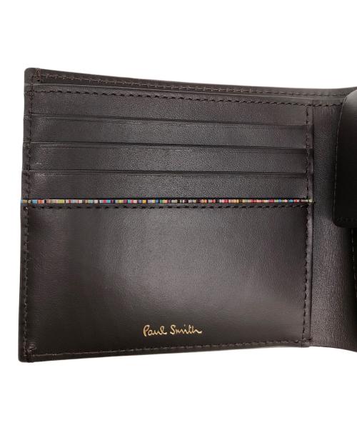 PAUL SMITH（ポールスミス）PAUL SMITH (ポールスミス) カラードエッジ　2つ折り財布 グリーンの古着・服飾アイテム
