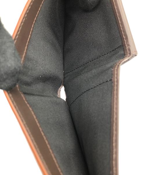 PAUL SMITH（ポールスミス）PAUL SMITH (ポールスミス) カラードエッジ　2つ折り財布 グリーンの古着・服飾アイテム