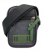 COACHコーチ）の古着「ミニショルダーバッグ」｜ブラック×グリーン