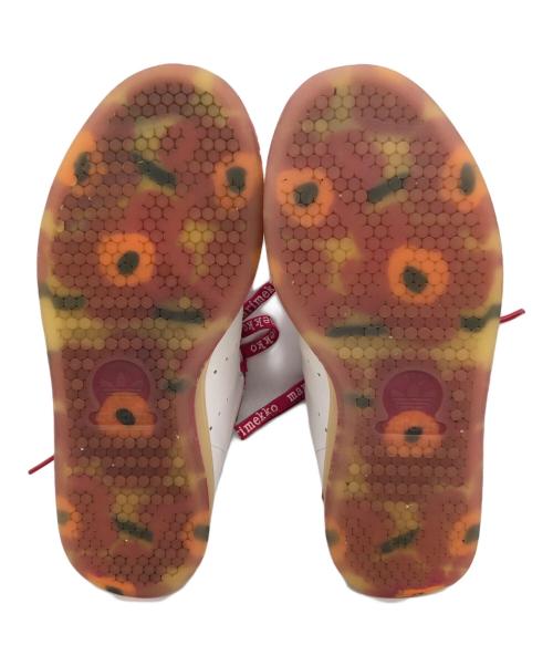 marimekko（マリメッコ）marimekko (マリメッコ) adidas (アディダス) ローカットスニーカー ホワイト×ピンク サイズ:22.5cmの古着・服飾アイテム