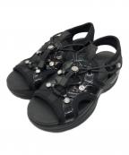 DIANAダイアナ）の古着「スポーツサンダル」｜ブラック