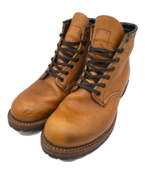 RED WING（レッドウィング）RED WING (レッドウィング) BECKMAN ROUND BOOTS ブラウン×ブラック サイズ:SIZE 25.5cmの古着・服飾アイテム