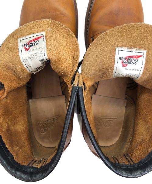 RED WING（レッドウィング）RED WING (レッドウィング) BECKMAN ROUND BOOTS ブラウン×ブラック サイズ:SIZE 25.5cmの古着・服飾アイテム