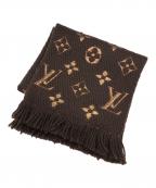 LOUIS VUITTONルイ ヴィトン）の古着「エルシャルプロゴマニアマフラー」｜ブラウン