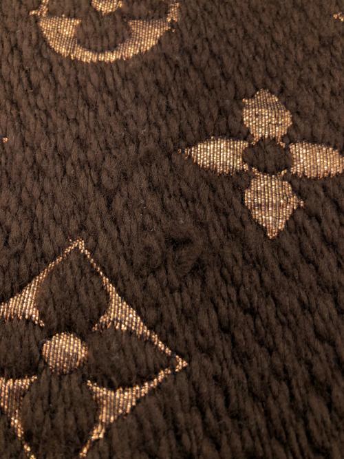 LOUIS VUITTON（ルイ ヴィトン）LOUIS VUITTON (ルイ ヴィトン) エルシャルプロゴマニアマフラー ブラウンの古着・服飾アイテム