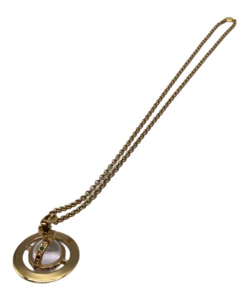 Vivienne Westwood（ヴィヴィアンウエストウッド）Vivienne Westwood (ヴィヴィアンウエストウッド) スモールオーブネックレス ゴールドカラーの古着・服飾アイテム