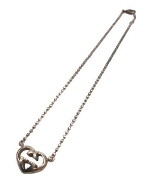 GUCCI（グッチ）GUCCI (グッチ) ラブリーハートGG シルバーネックレス シルバーカラーの古着・服飾アイテム